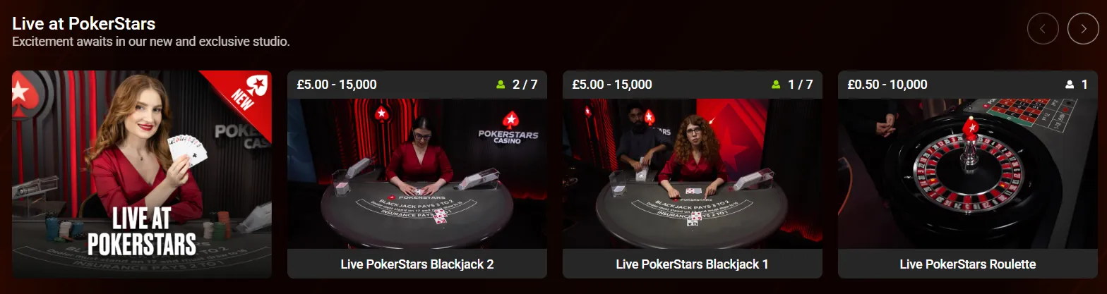 PokerStars Mobile Version
